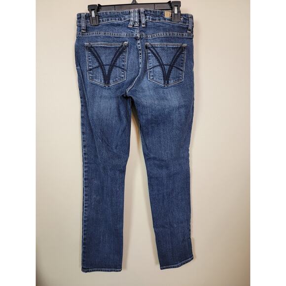 KUT from the Kloth Jeans Women's Size 6 Blue Dark Wash Low Rise 5-Pocket - Picture 4 of 5